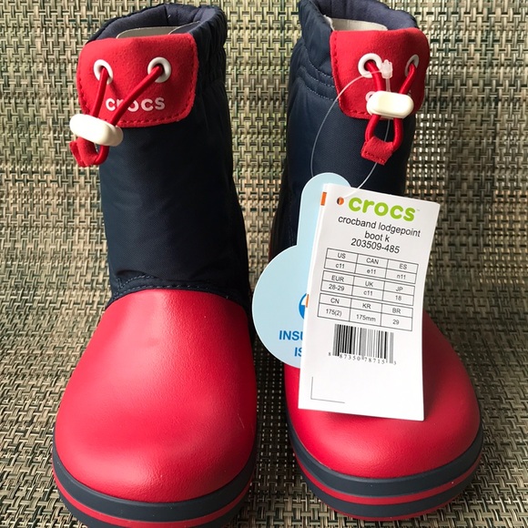 🆕 CROCS Kids Lodgepoint Snow Boots - Picture 8 of 12
